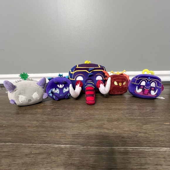 Block Fruits Other - Block Fruits Gummy Robot Plush Set of‎ 5